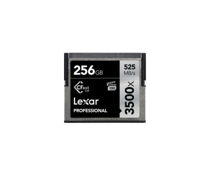 Karta pamięci CFast Lexar 256GB 3500x CFast Professional (VPG-130)